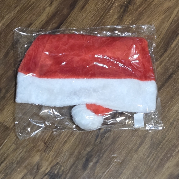 New Sealed Official McDonald's Red and White Santa Hat Christmas Item #3256439 - Picture 2 of 4